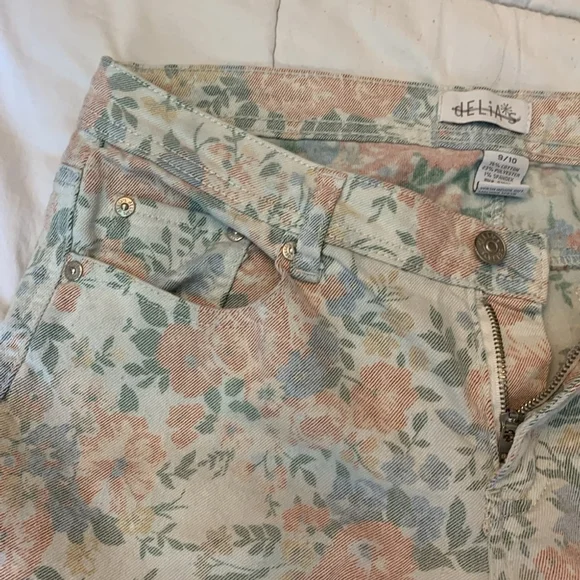 Delia floral skinny stretchy jeans size 9/10 - Picture 9 of 12